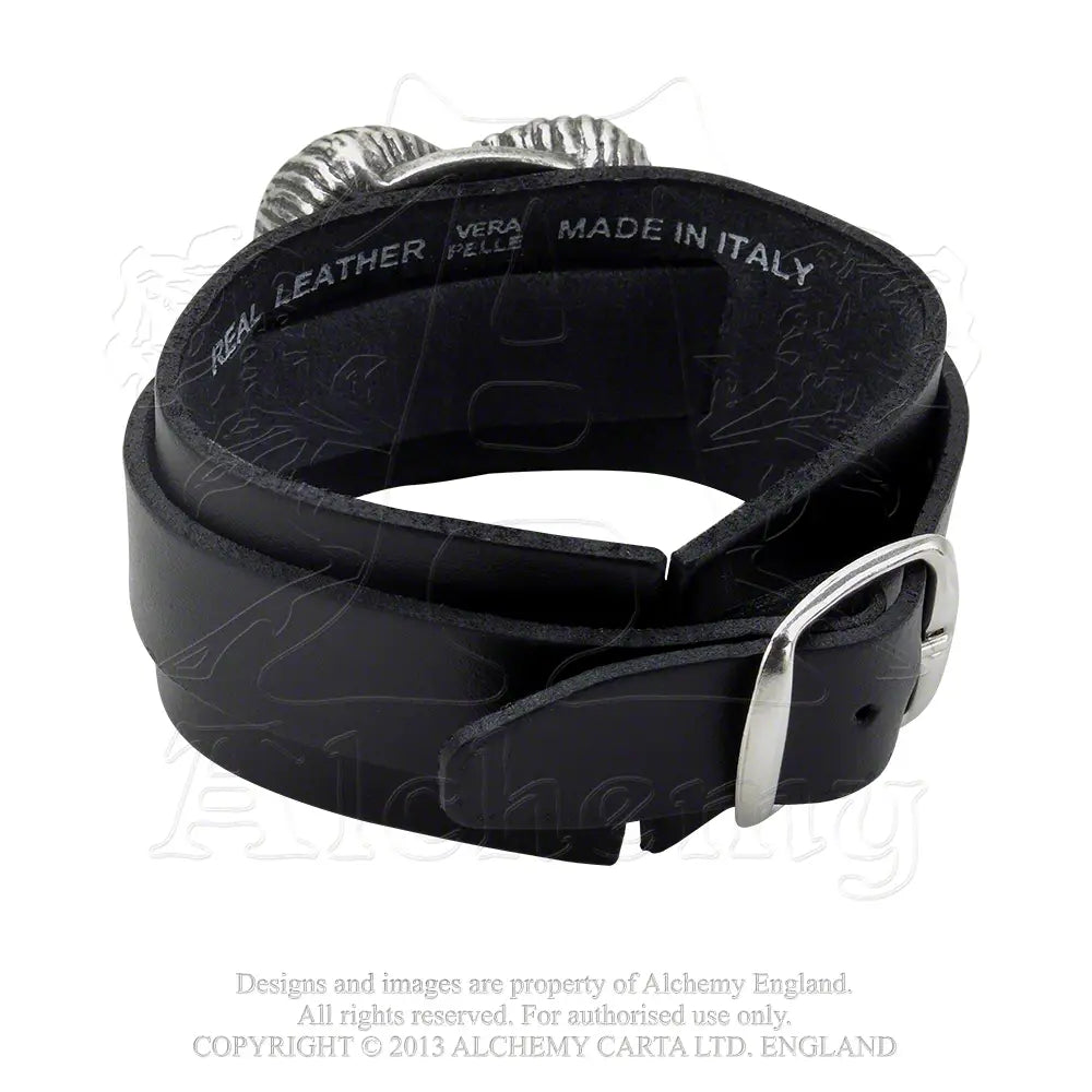 Alchemy - Gears Of Aiwass - Leren Armband