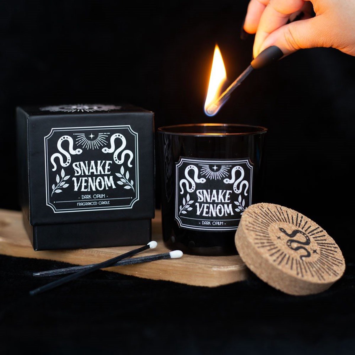 Snake Venom - Dark Opium Kaars