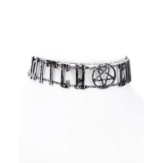 Witchcraft Halsband Ketting - Silver