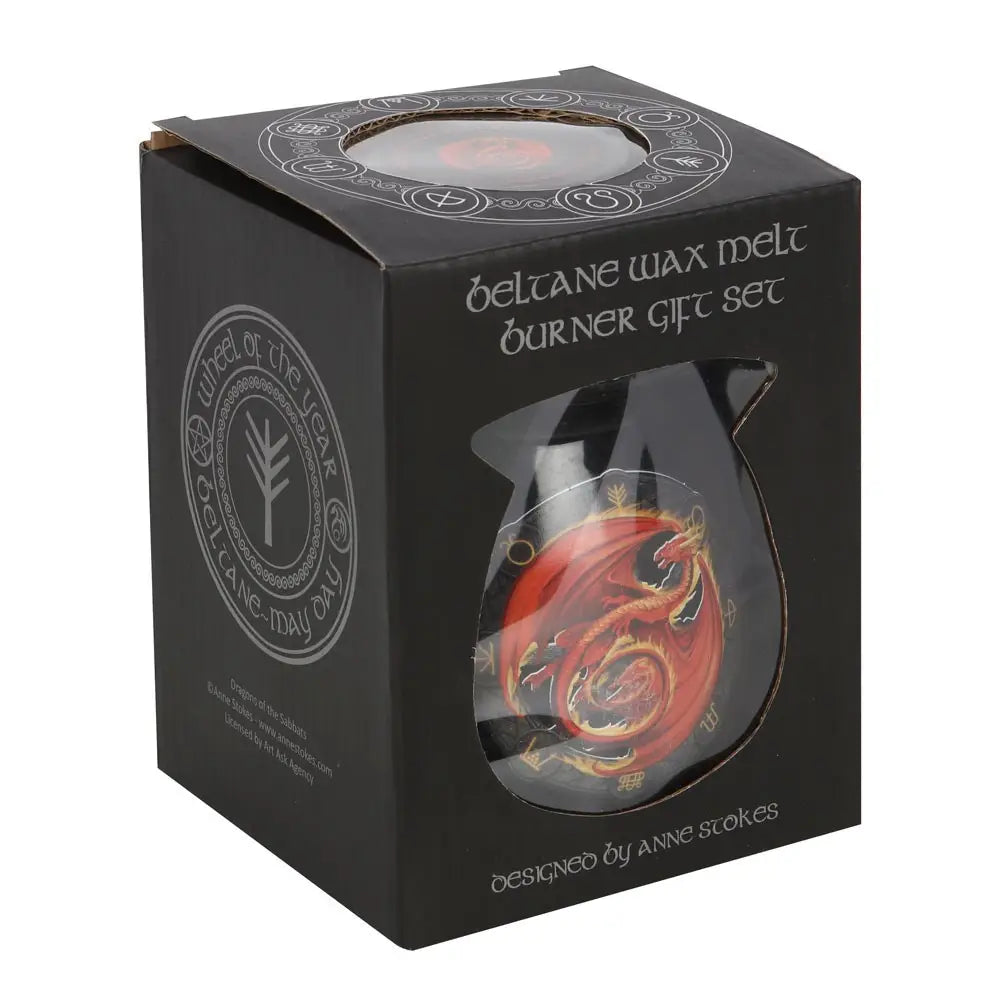 Beltane Wax Melt Burner Gift Set - Anne Stokes