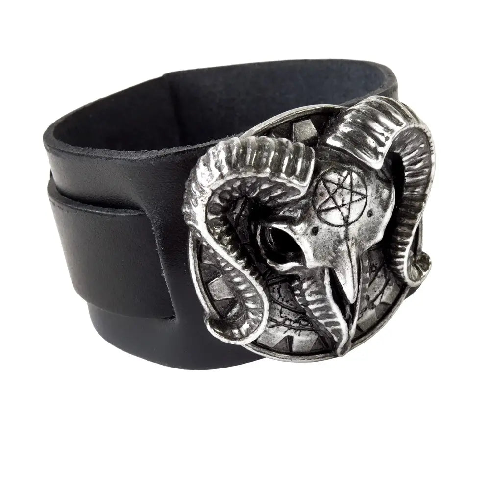 Alchemy - Gears Of Aiwass - Leren Armband
