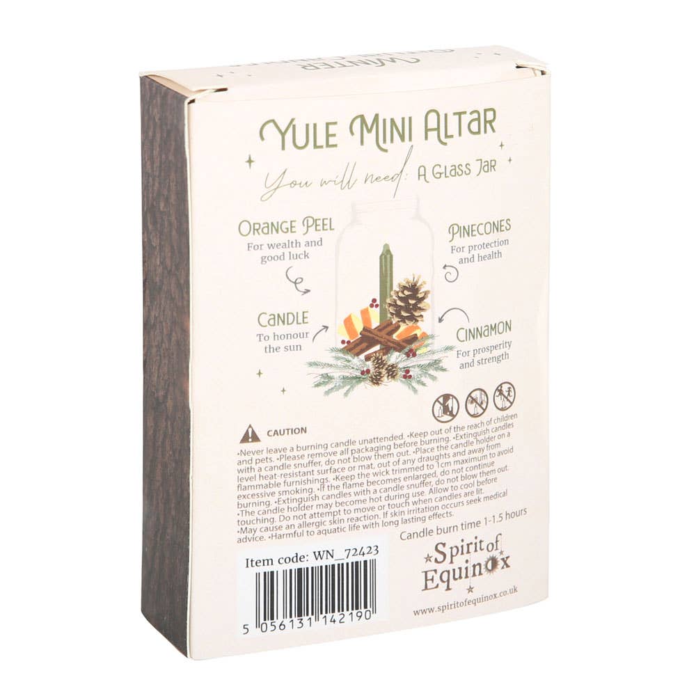 Cedar & Pine Winter Ritual Magic Spell-kaarsen