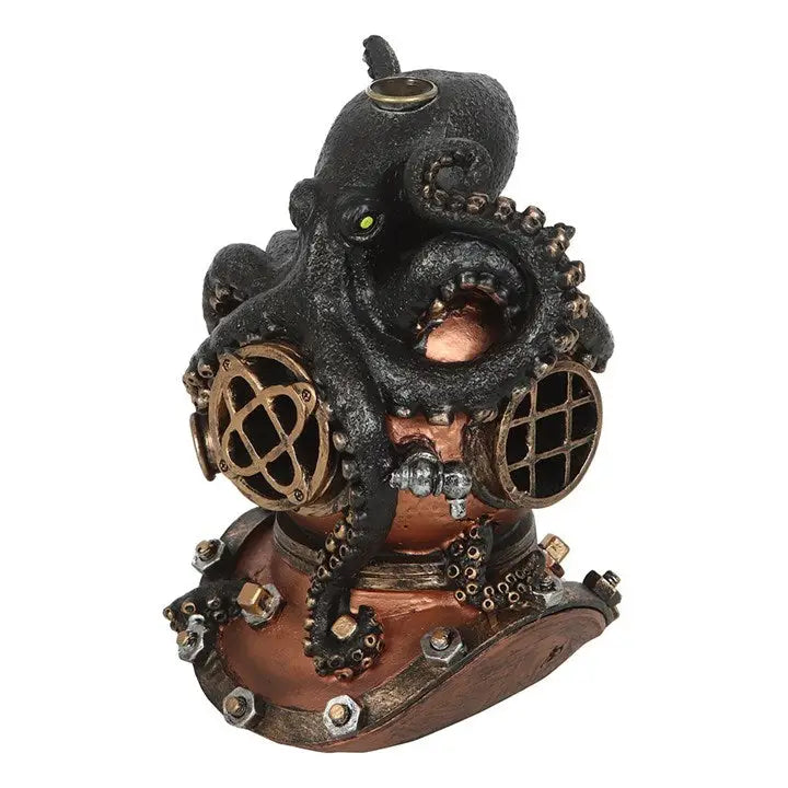 Kraken on Diver's Helmet Wierookhouder