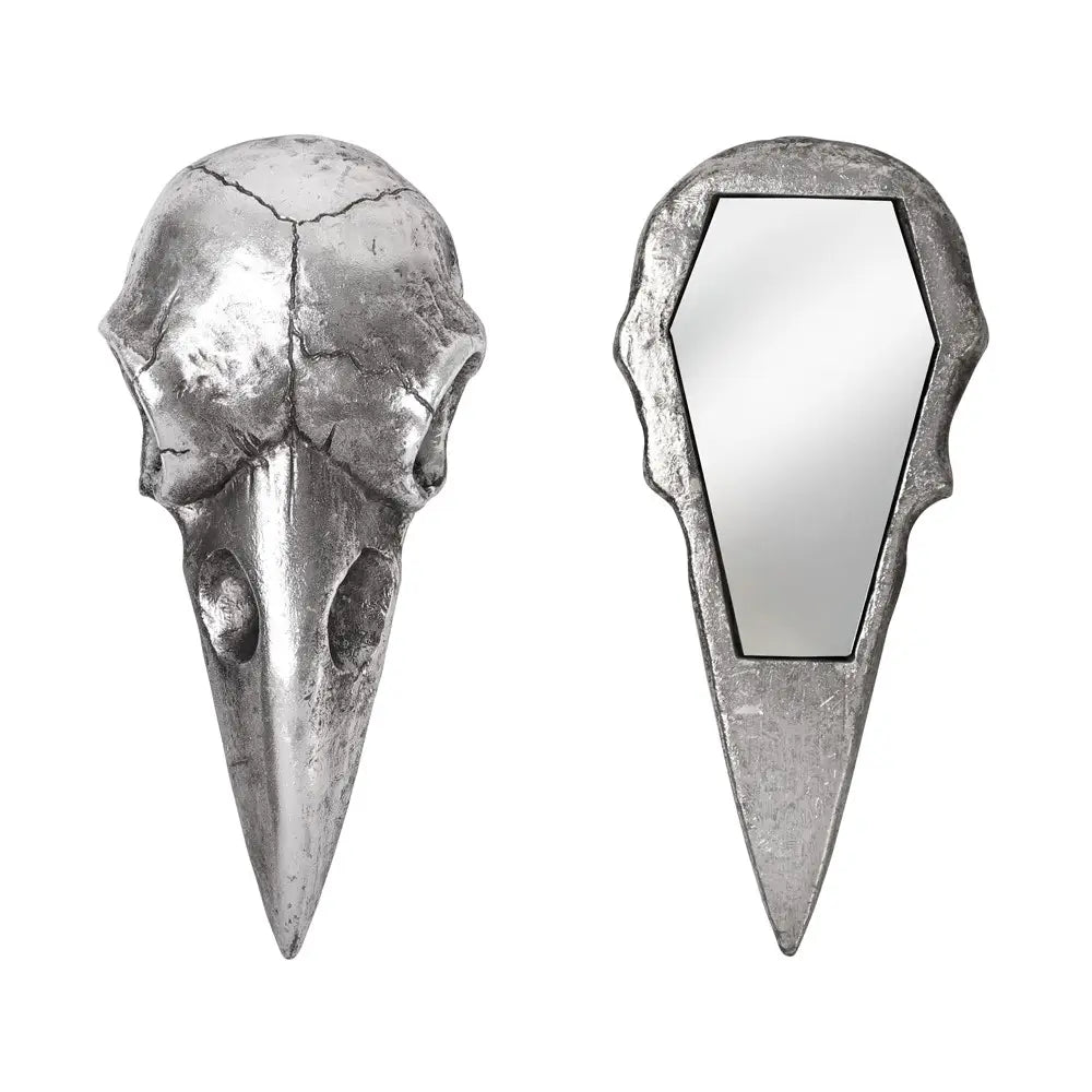 Alchemy - Raven Skull - Handspiegel