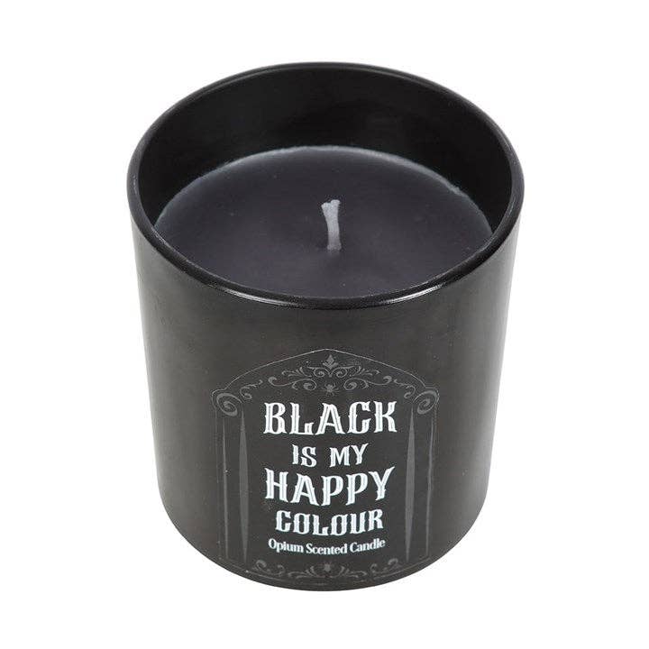 Black is My Happy Color Opium Kaars