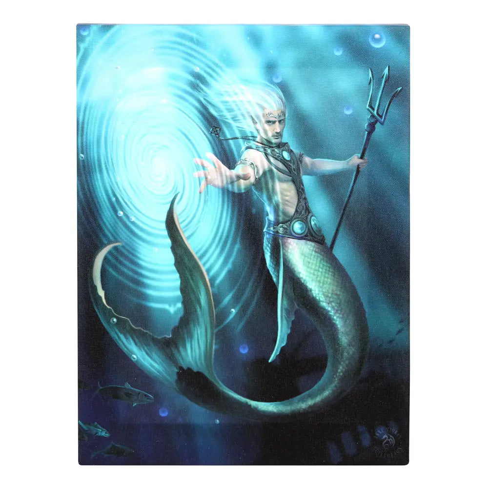 Water Element Wizard - Anne Stokes Canvas