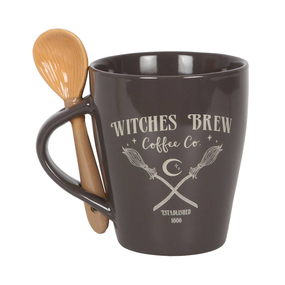Witches Brew Coffee Co. Halloween mok en lepel