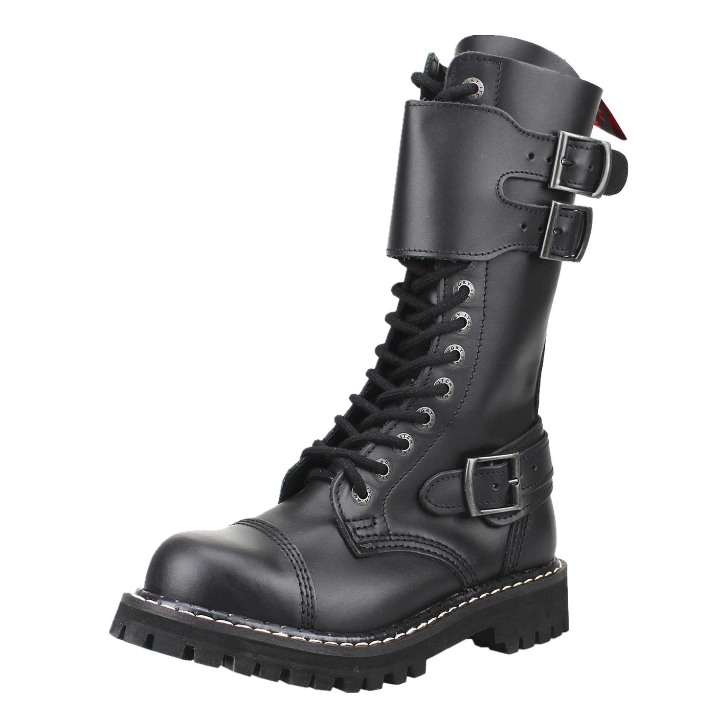 Angry Itch - 14 Eye Leather Plated Ranger