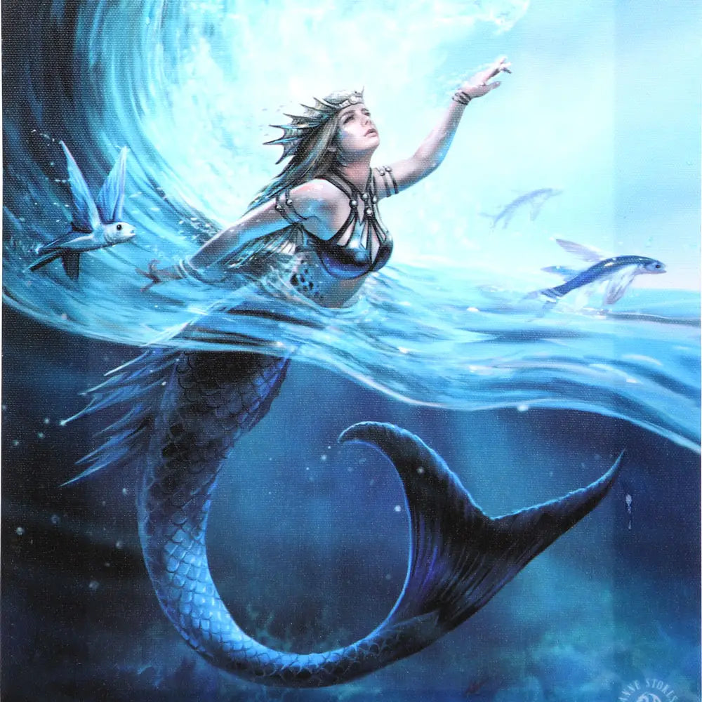 Water Element Sorceress - Anne Stokes Canvas