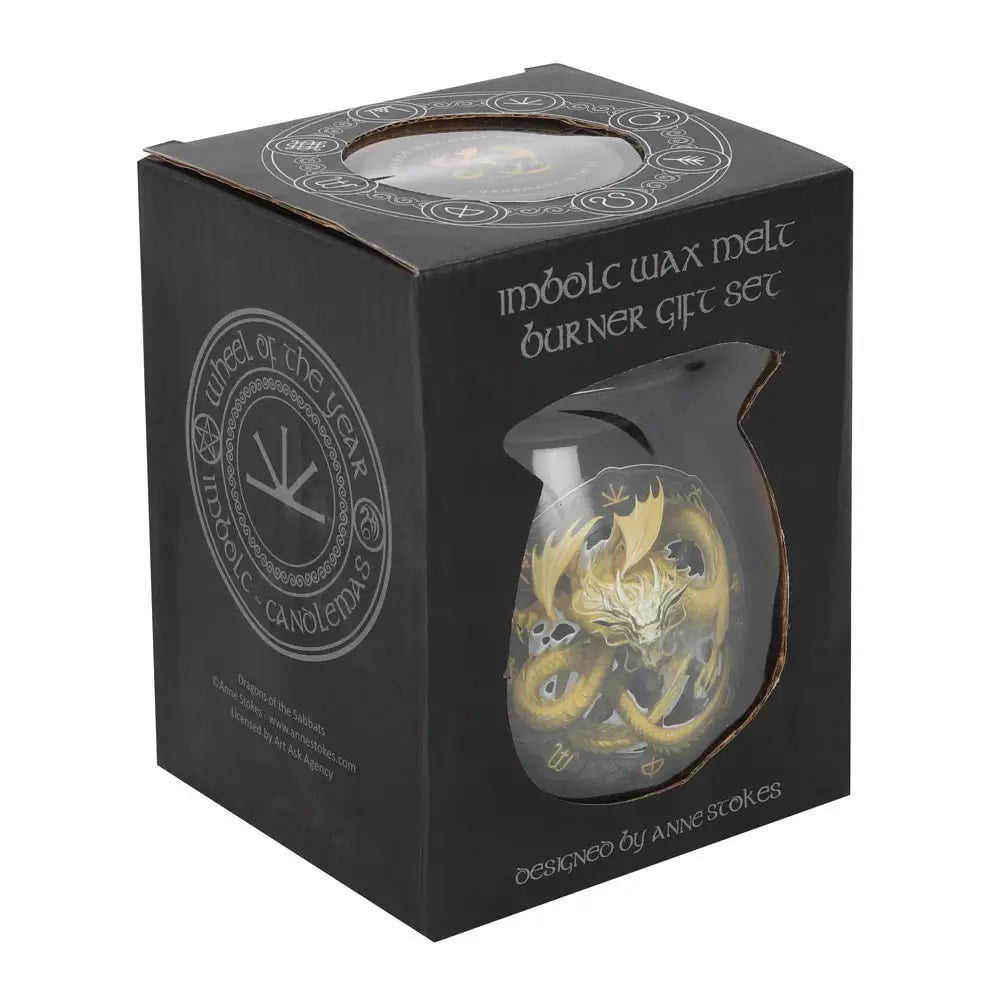 Imbolc Wax Melt Burner Gift Set - Anne Stokes