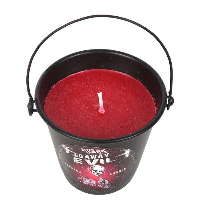 Go Away Evil - Candle Bucket Geurkaars