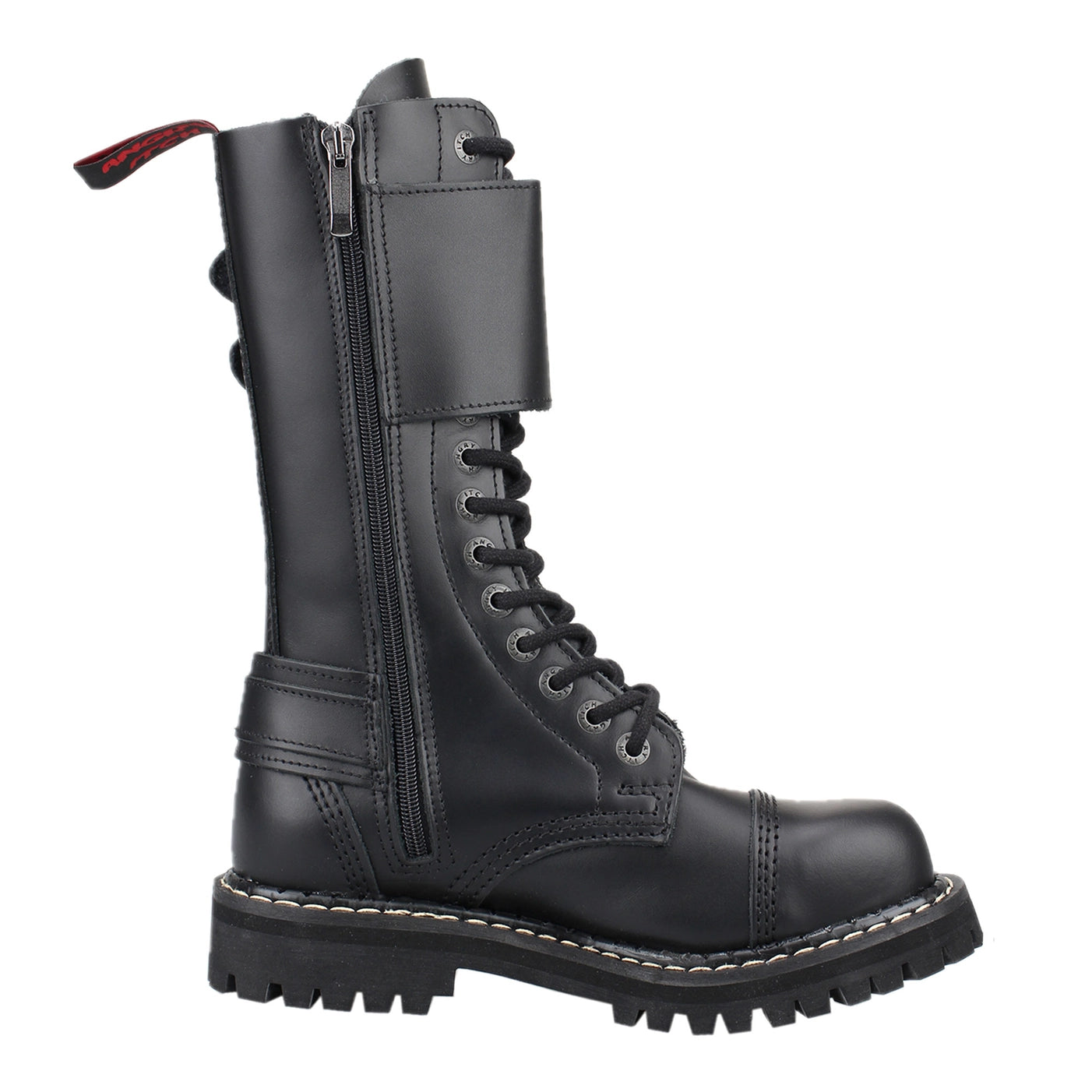 Angry Itch - 14 Eye Leather Plated Ranger