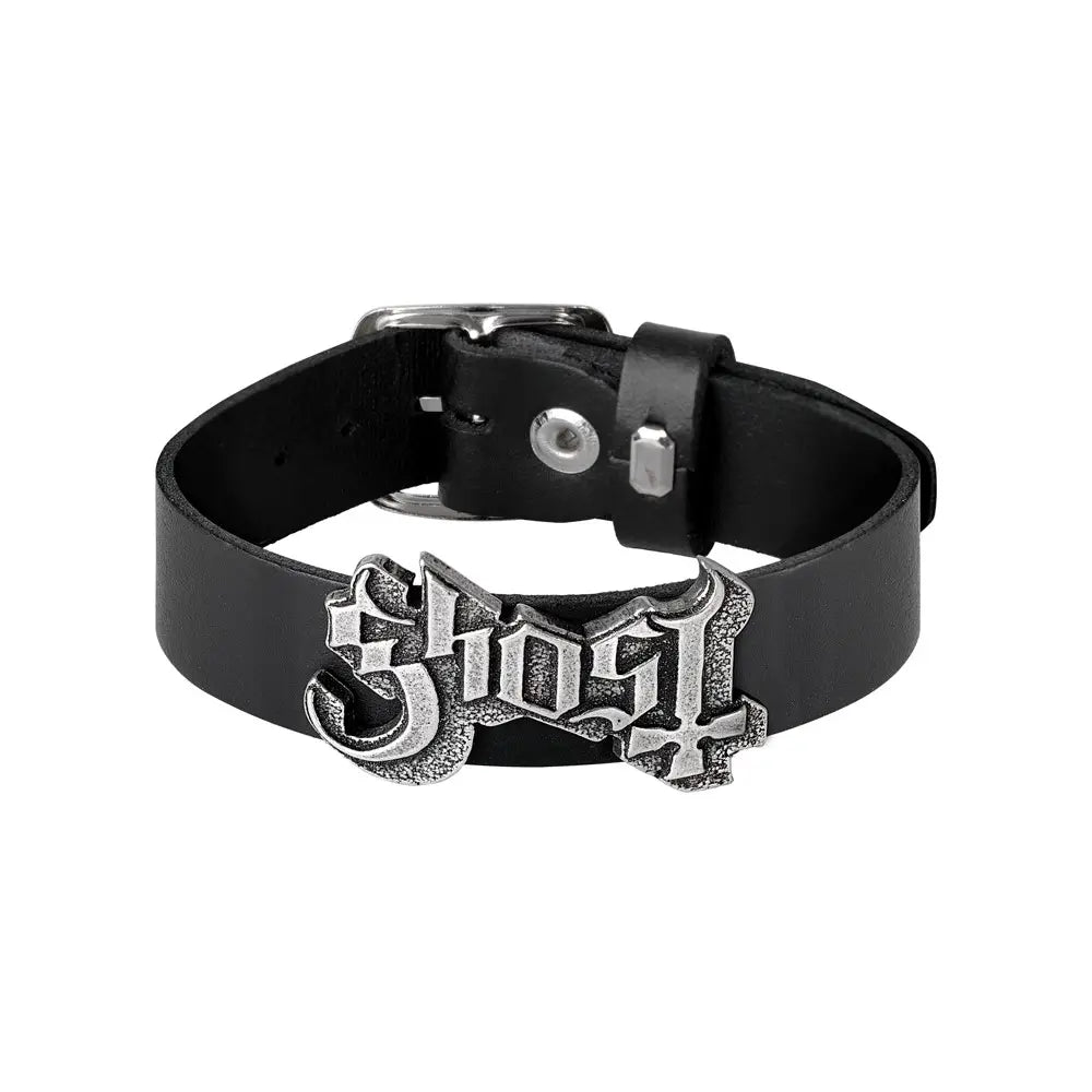 Ghost - Logo - Leren Armband - Alchemy