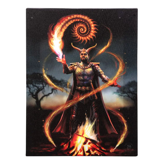 Fire Element Wizard - Anne Stokes Canvas