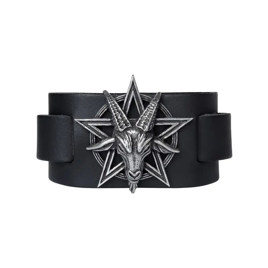Alchemy - Baphomet - Leren Armband