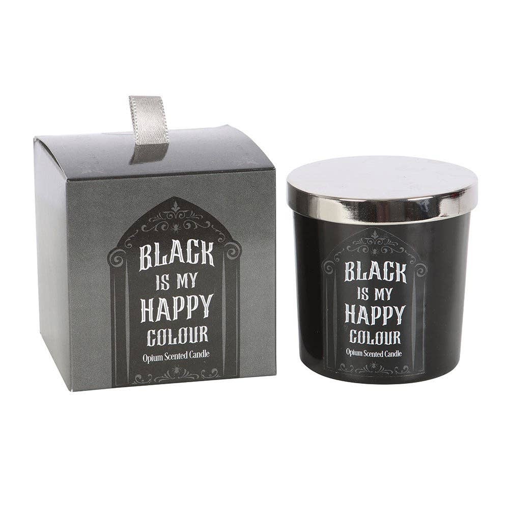 Black is My Happy Color Opium Kaars