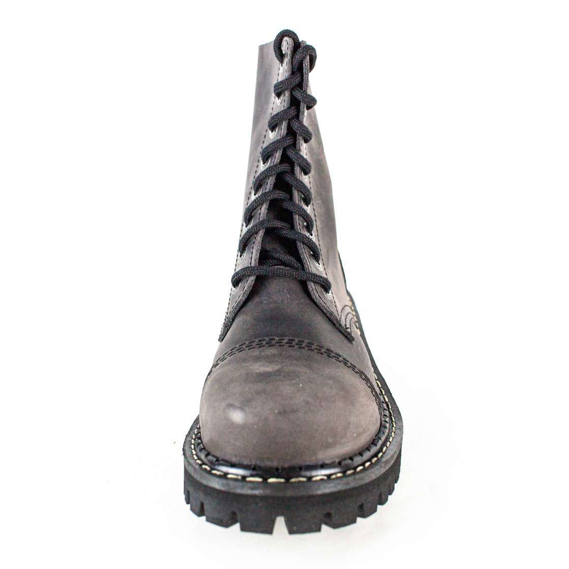 Angry Itch - 8 Eye Vintage Dark Brown Ranger