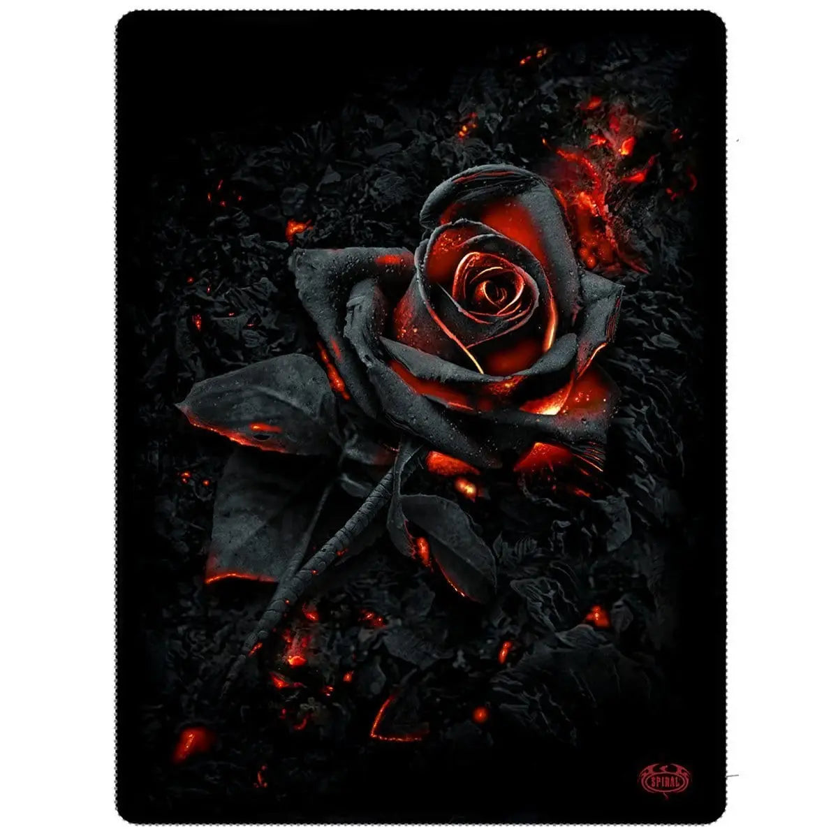Burnt Rose Fleecedeken