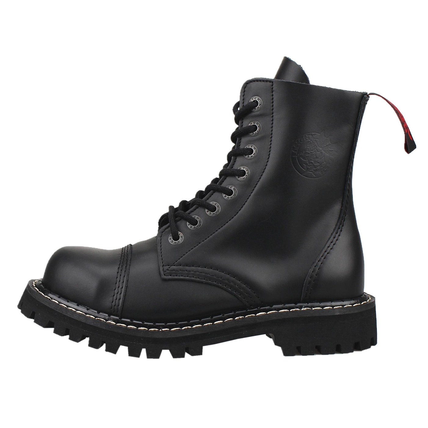 Angry Itch - 8 Eye Black Leather Ranger