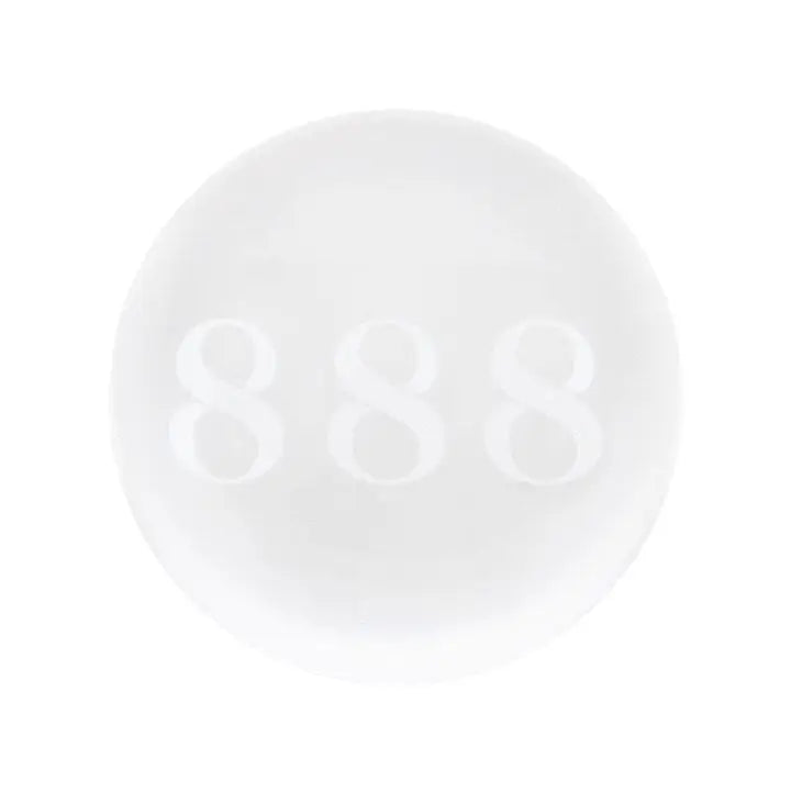 888 Angel Number Kristallen bol - Overvloed