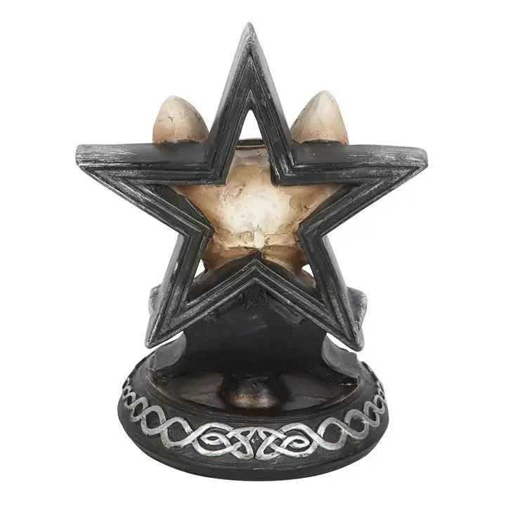 Gothic Cat Skull Wierookhouder
