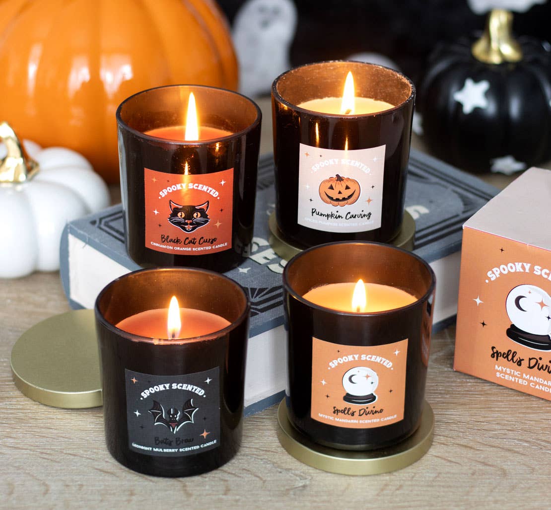 Black Cat Curse Cinnamon Halloweenkaars