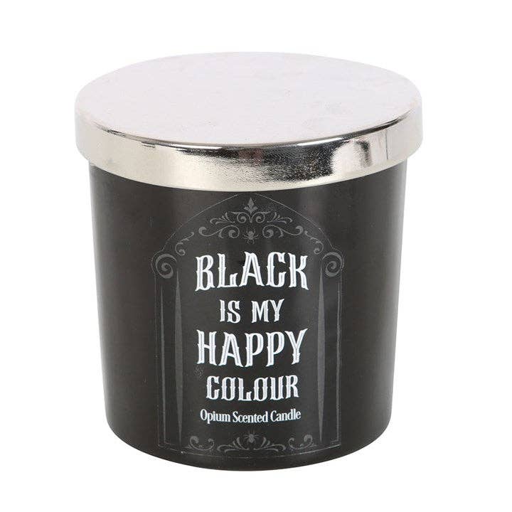 Black is My Happy Color Opium Kaars