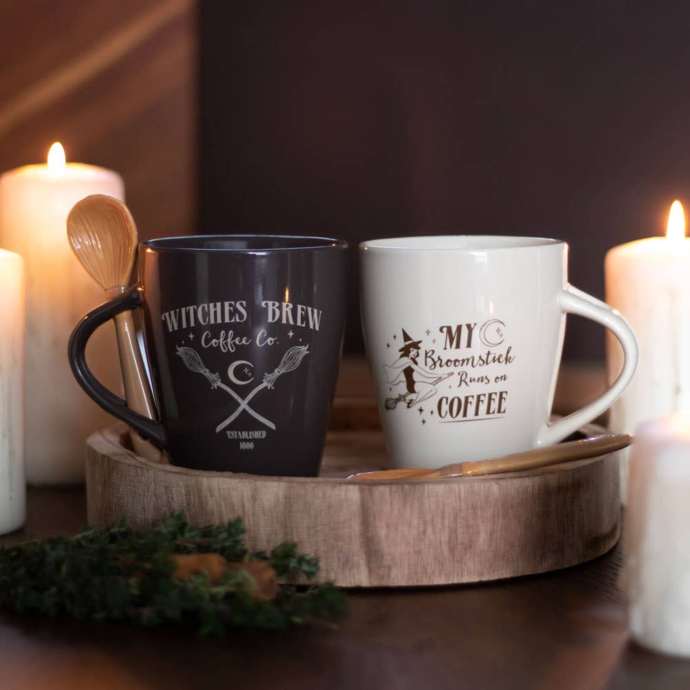 Witches Brew Coffee Co. Halloween mok en lepel