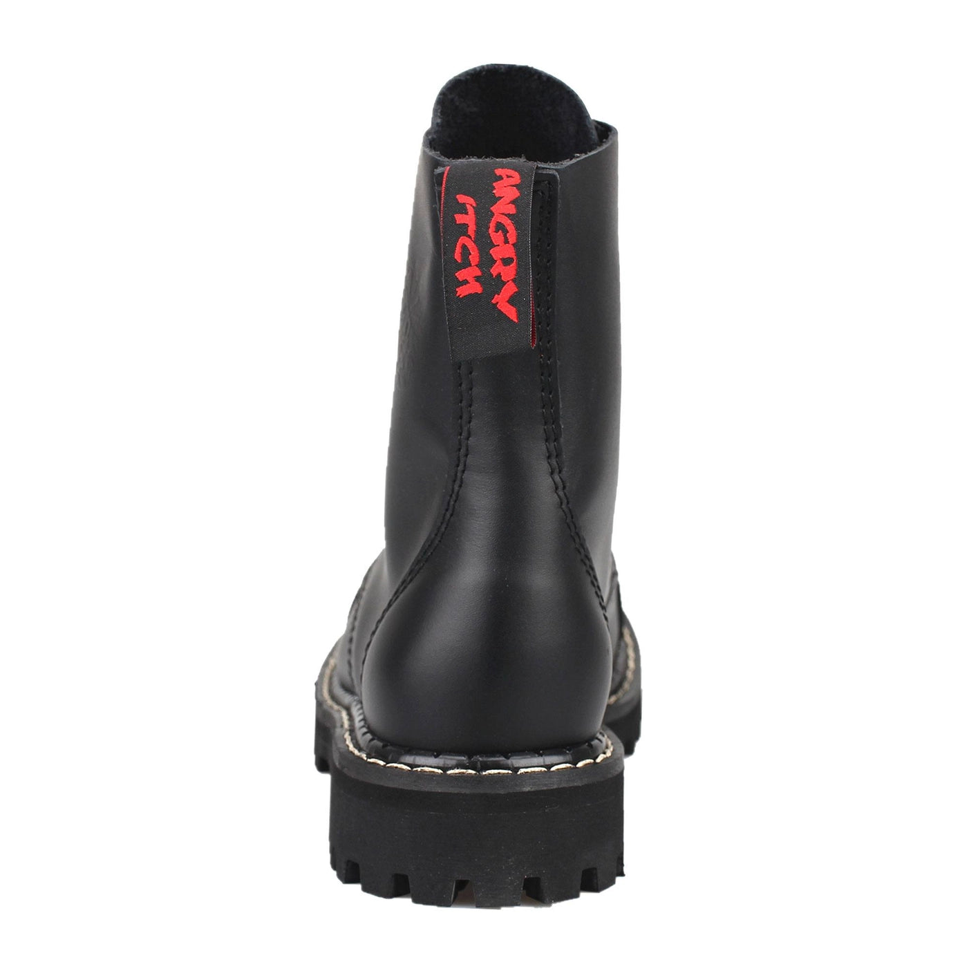Angry Itch - 8 Eye Black Leather Ranger