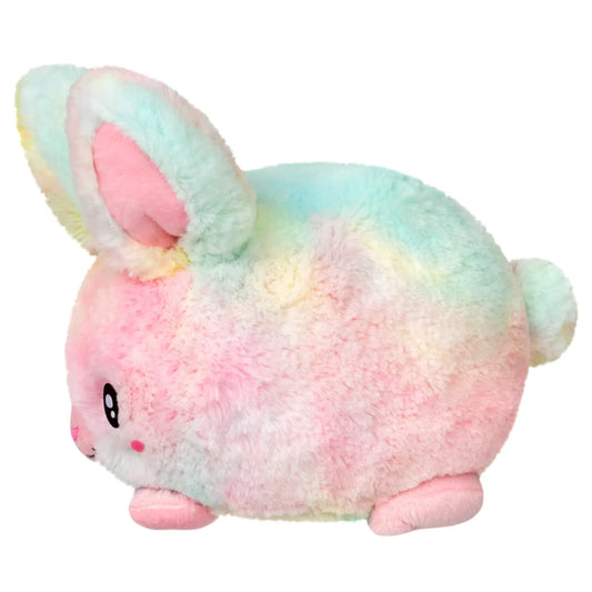 Snugglemi Snackers - Fluffy Bunny - Pastel Tie Dye - Mini Squishable