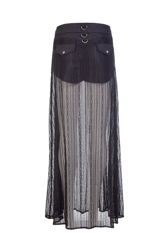 Sagittaria Shorts met Mesh Rok