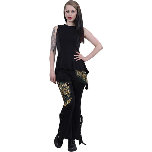 Spiral - Celtic Dragon 2in1 bootcut leggings met rok