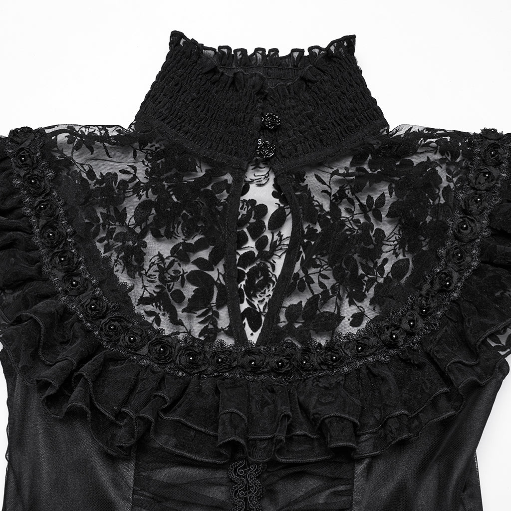 Nocturnal Blossom Maxi Jurk