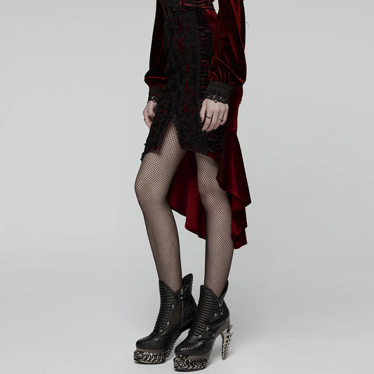 Obsidian Roses Red Velvet Rok