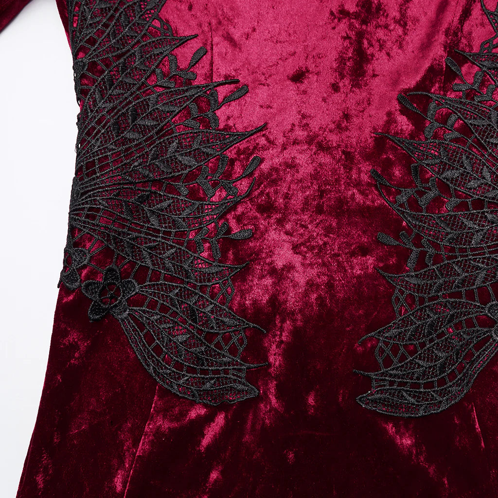 Velarium Noctis Blood Velvet Jurk