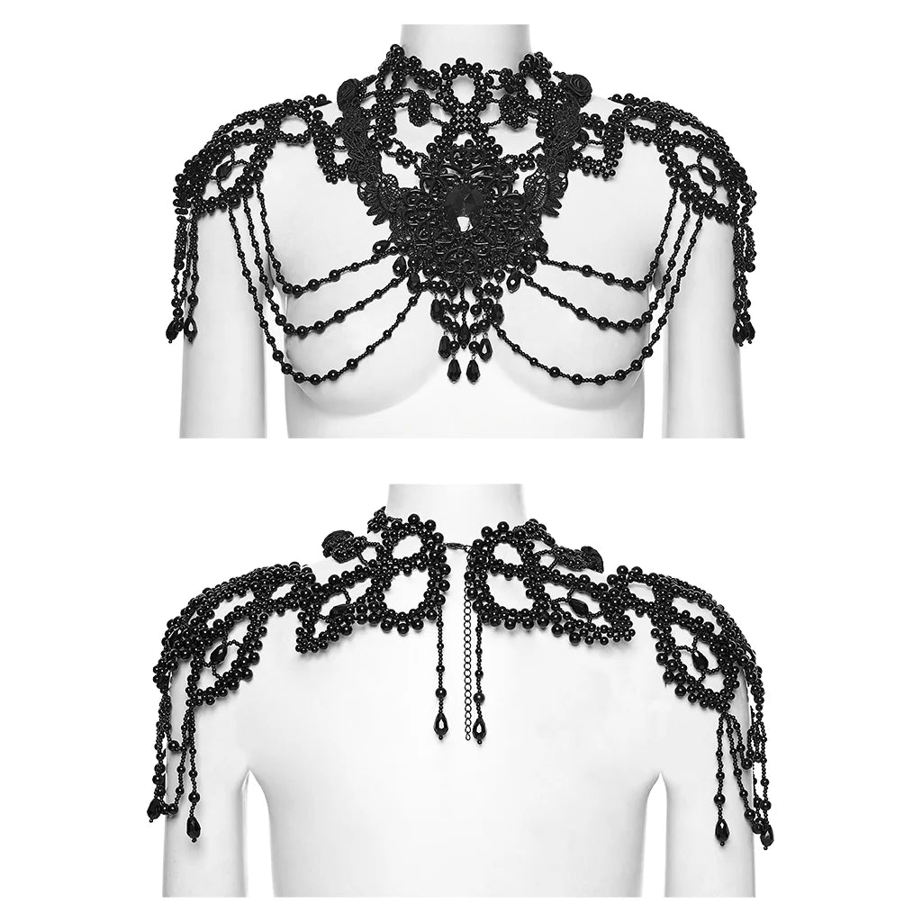Black Moon Bride Bolero Choker