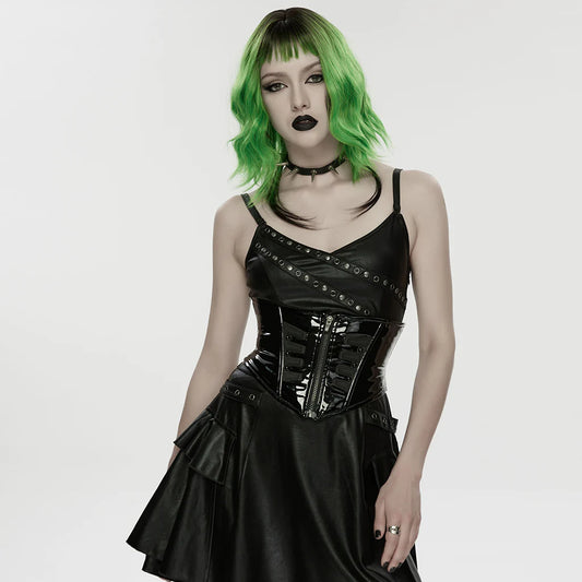Punk Rave - Black Plasma Corset