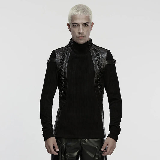 Cimeries Lace-Up Punk Top