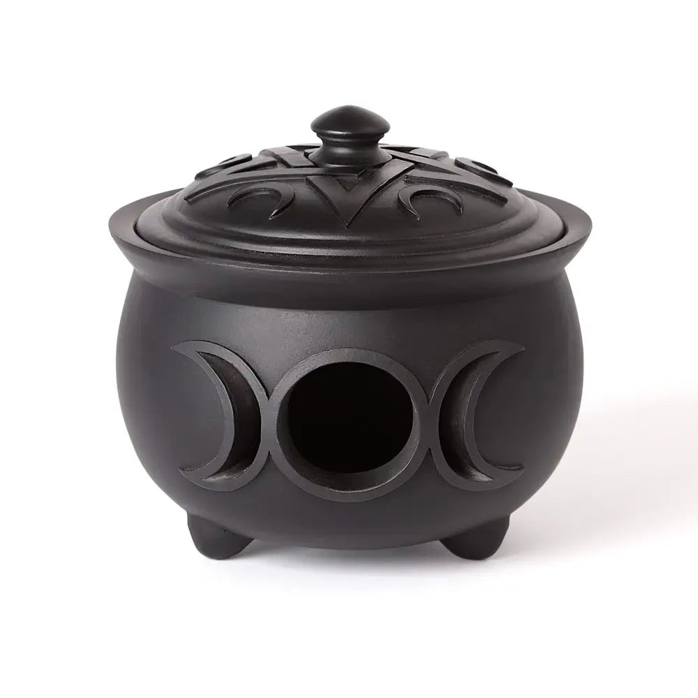 Alchemy - Triple Moon Cauldron Pot