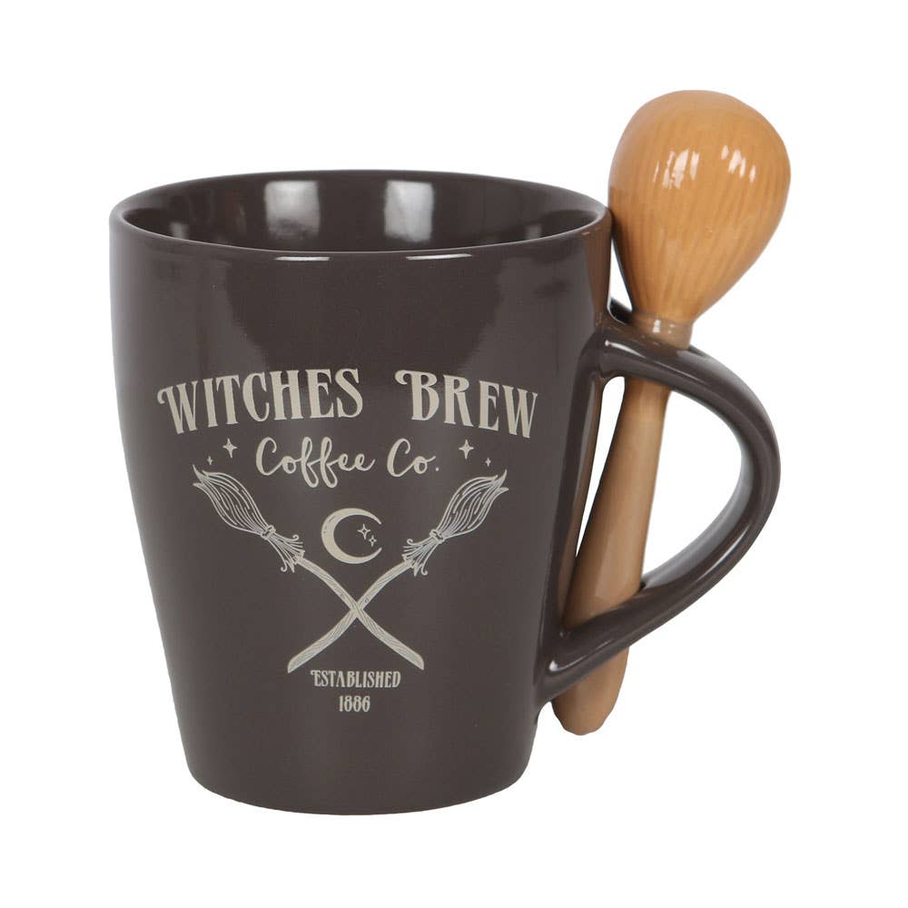 Witches Brew Coffee Co. Halloween mok en lepel
