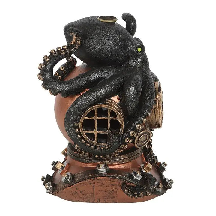 Kraken on Diver's Helmet Wierookhouder