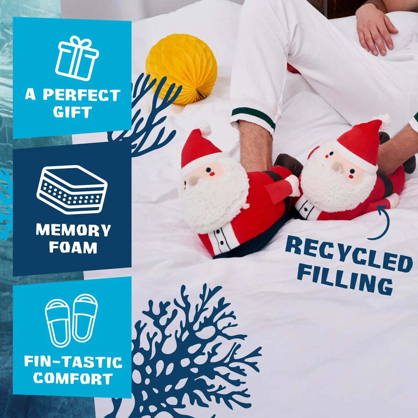 Coddies - Kerstman Pantoffels