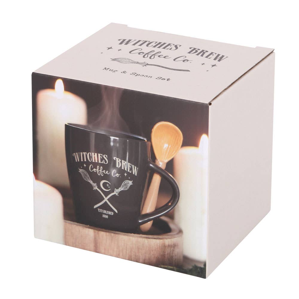 Witches Brew Coffee Co. Halloween mok en lepel