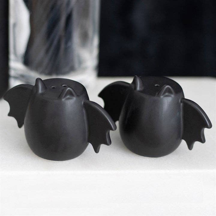 Vleermuis Halloween Zout- en Peperstrooiers