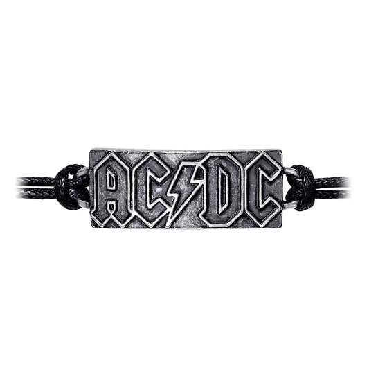 AC/DC - Lightning Logo - Leren Armband - Alchemy