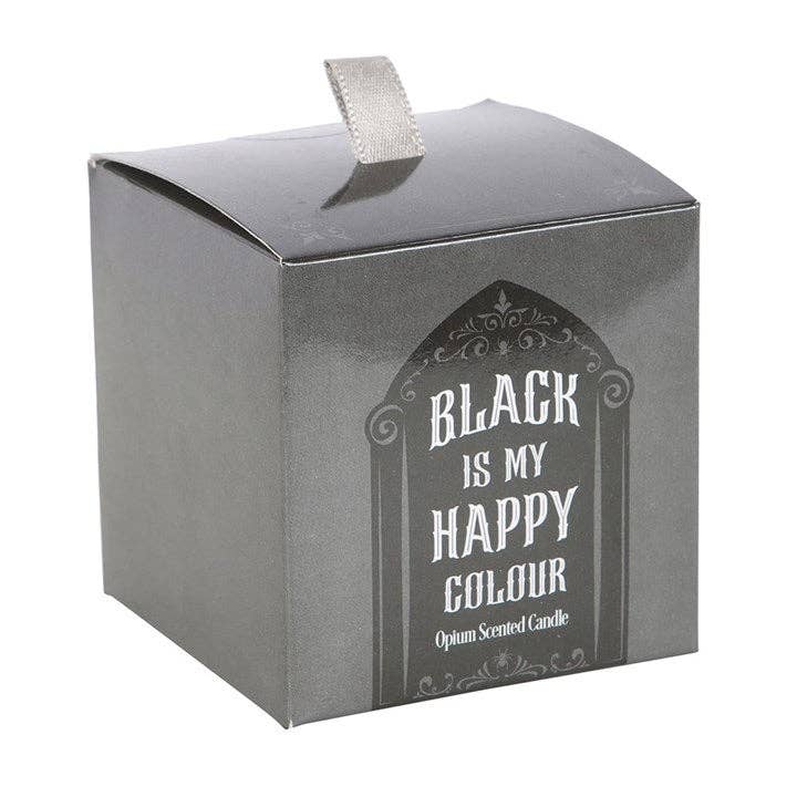 Black is My Happy Color Opium Kaars