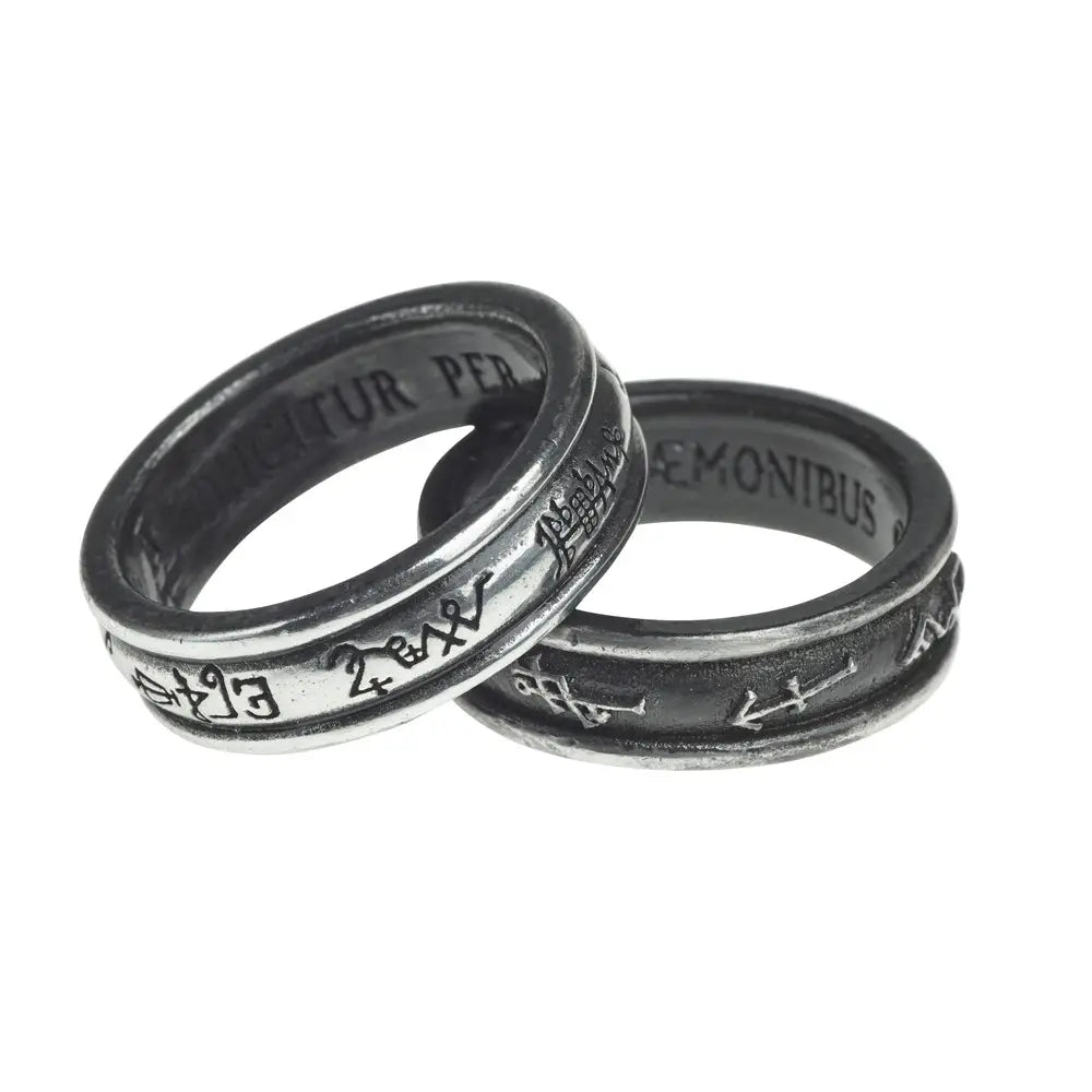 Alchemy - Black Demon & White Angel Ringen