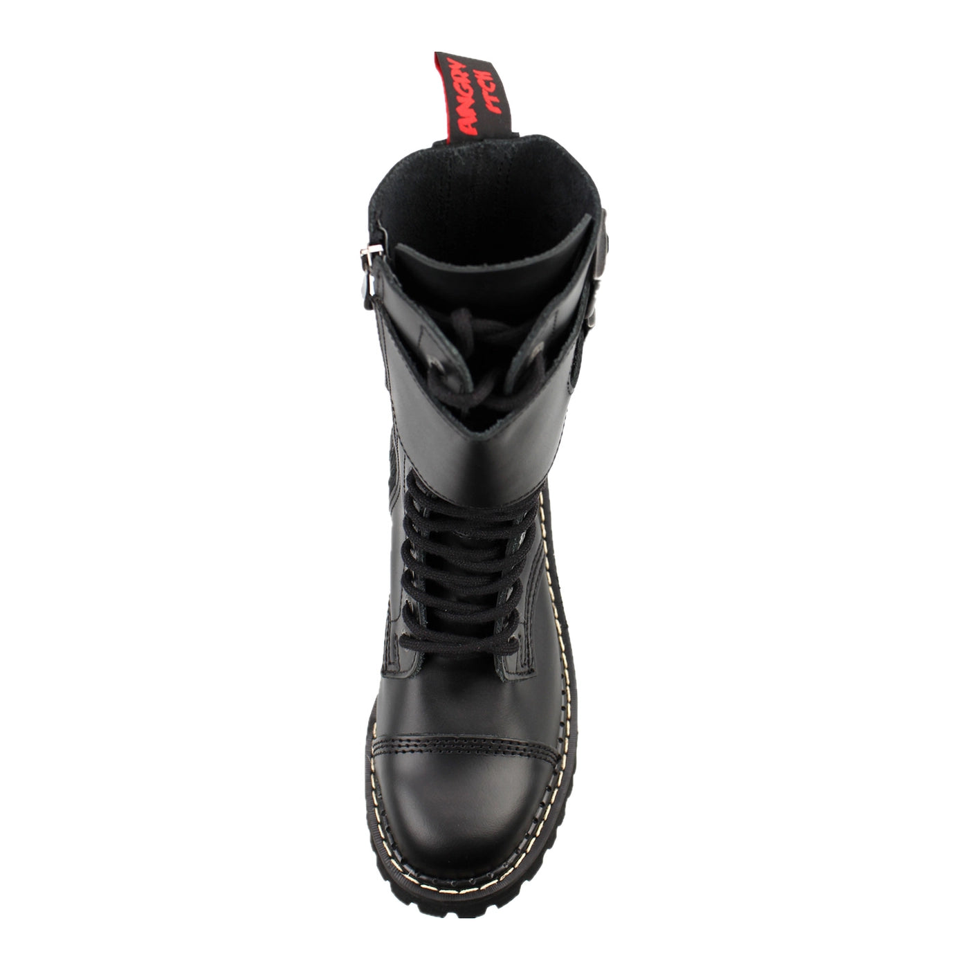 Angry Itch - 14 Eye Leather Plated Ranger