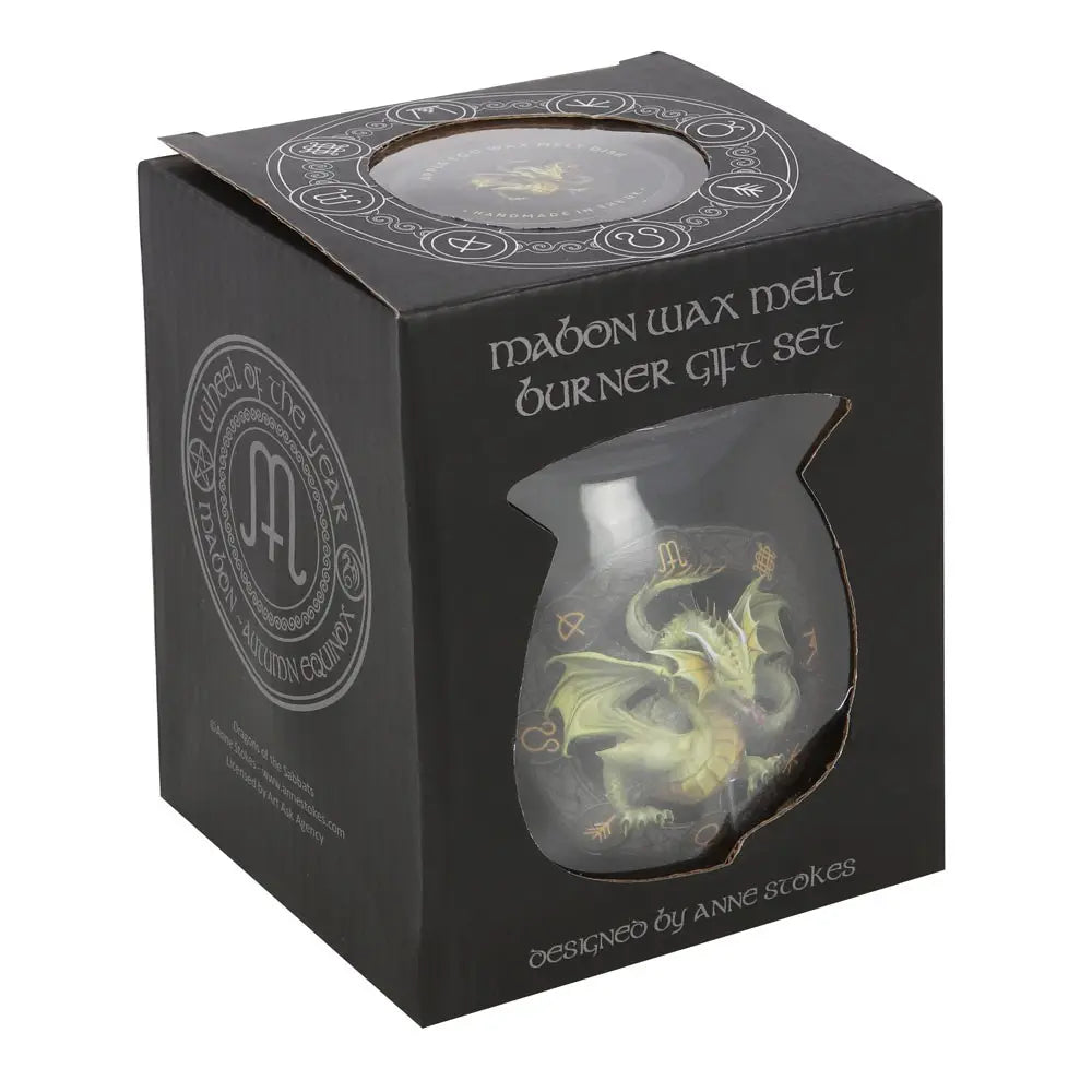 Mabon Wax Melt Burner Gift Set - Anne Stokes