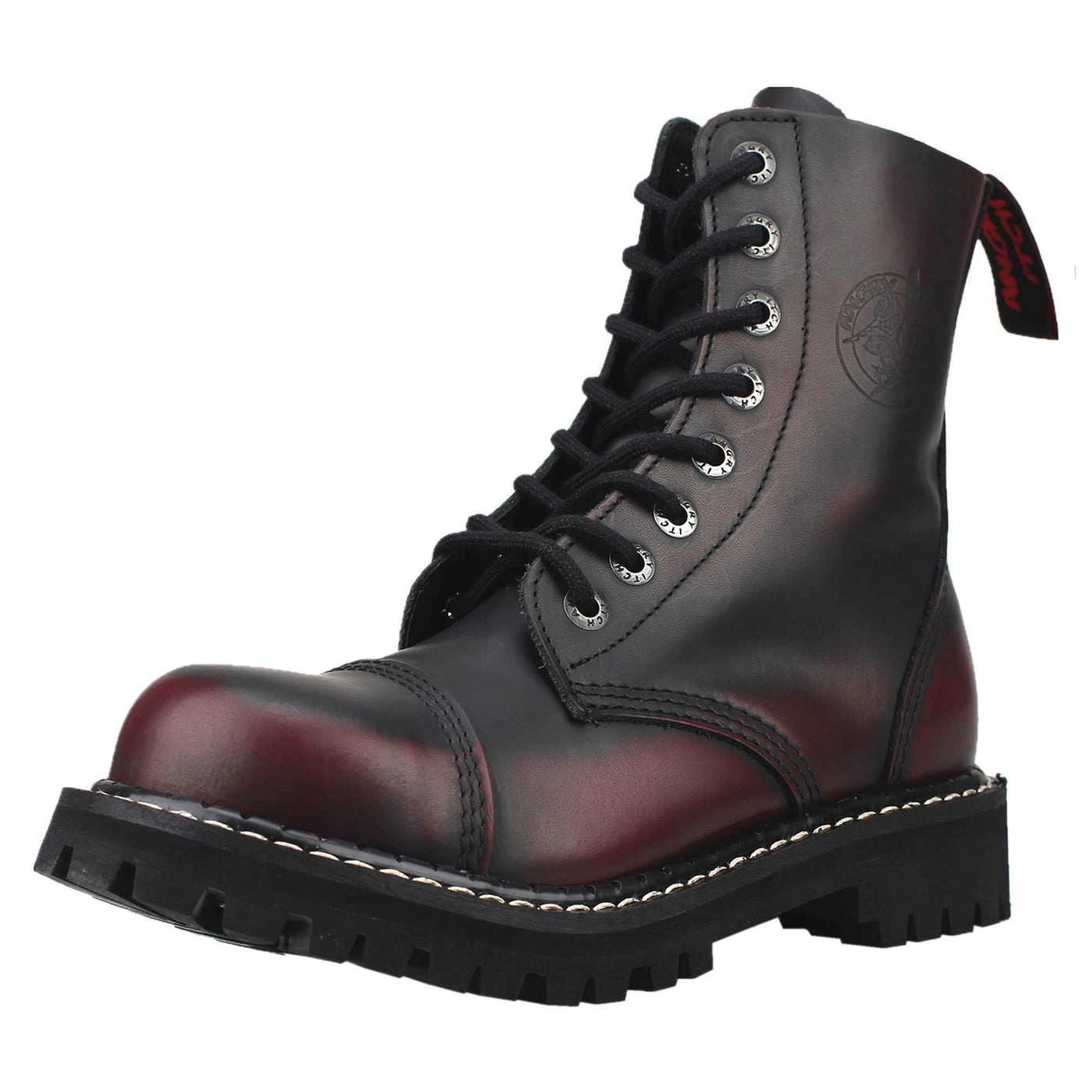 Angry Itch - 8 Eye Ranger Burgundy Rub-Off